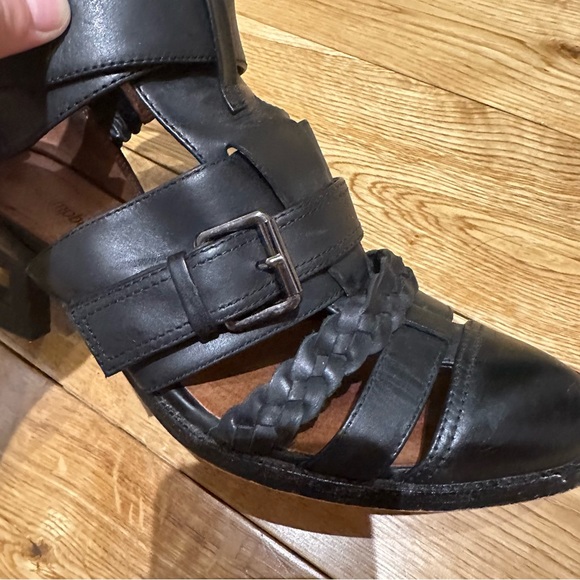 [SOLD] Jeffrey Campbell x Revolve Levelup Sandal Boots Black Leather US8.5 Alt - Picture 5 of 11